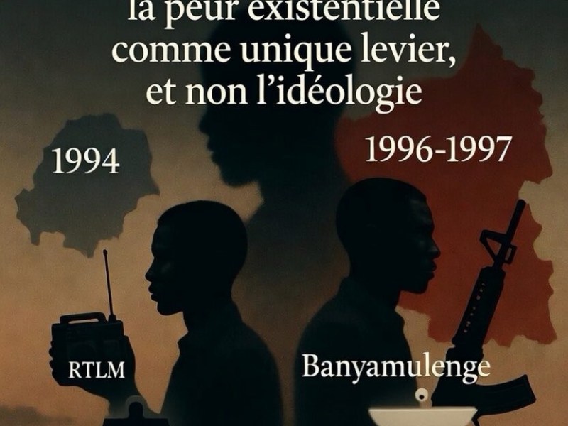 Des perpétrateurs hutu du génocide des Tutsi aux perpétrateurs banyamulenge des actes de génocide contre les réfugiés hutu au Congo : la peur existentielle comme unique levier, et non&nbsp;l’idéologie