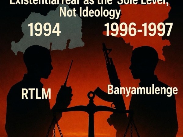 From Hutu Perpetrators of the Tutsi Genocide to Banyamulenge Perpetrators of Genocidal Acts against Hutu Refugees in Congo: Existential Fear as the Sole Lever, Not&nbsp;Ideology